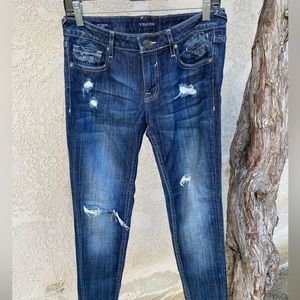 Vigoss The Chelsea skinny distressed jeans.